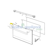 140173324025 Oven Door Panel Outer, Oven/Stove, Westinghouse. Genuine Part